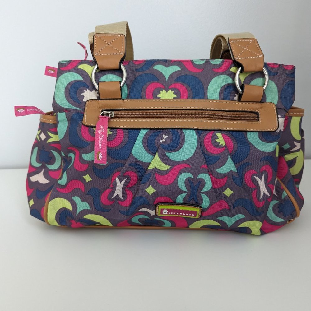 Lili Bloom Multicolor Satchel Purse